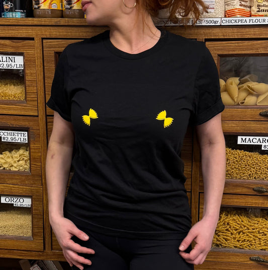 unisex farfalle tee