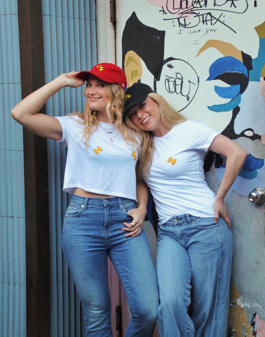 original women's farfalle tee